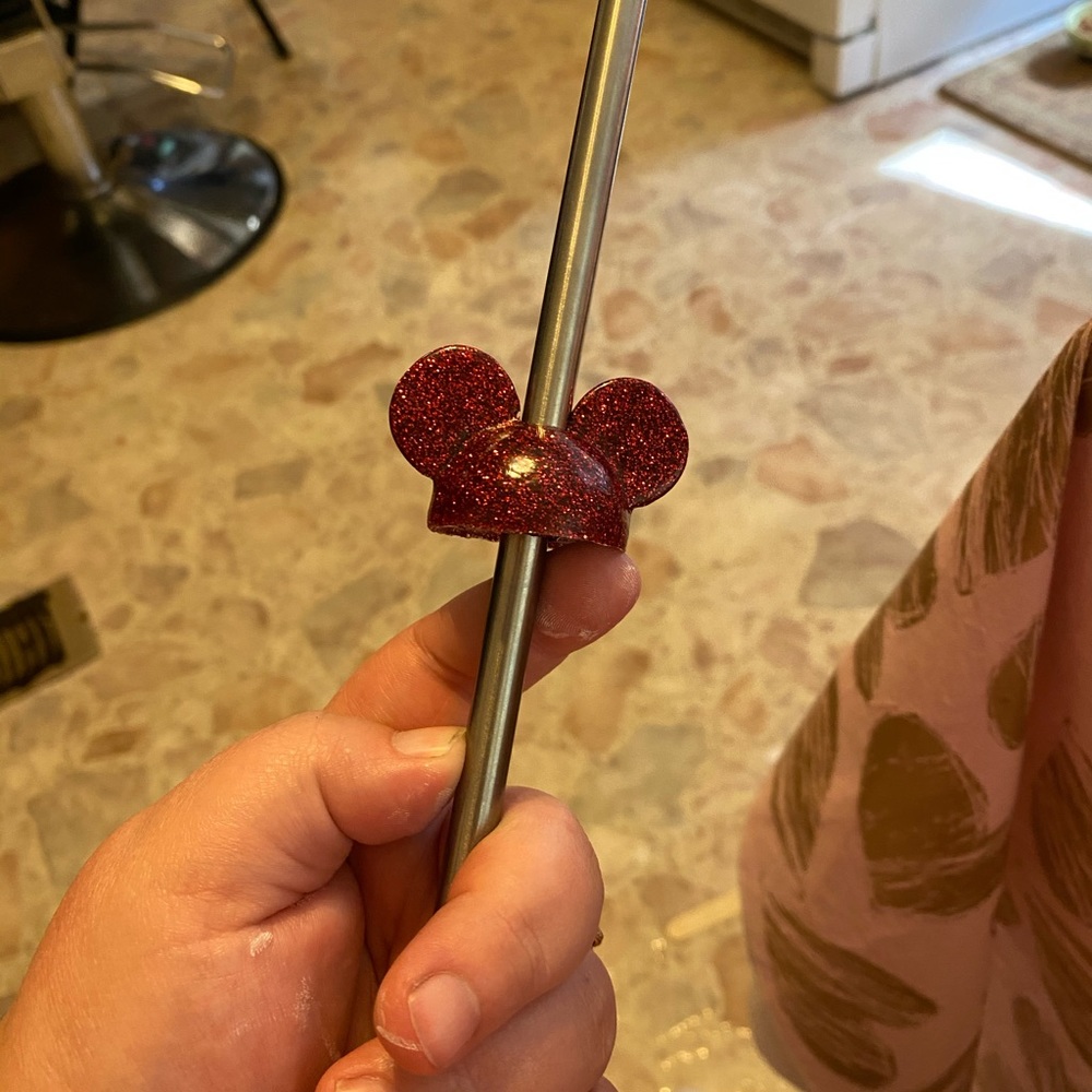 Mickey straw toppers